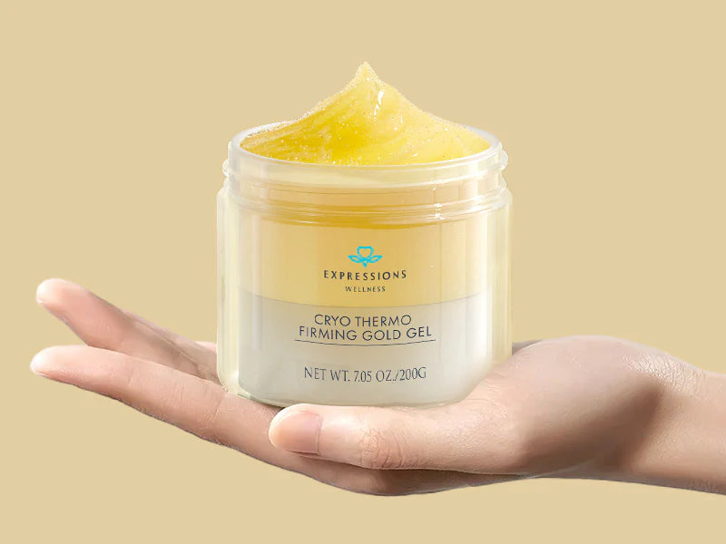 Cryo thermo firming gold gel